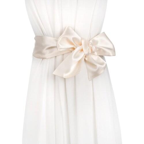 New Arrival Soft Silk Wide Belt For Women Cloth-Wraped Buckle Woman Waistbands Female Satin Corset Belts Cummerbund PD16