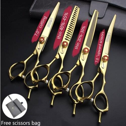 New 7 inch hairdressing scissors stainless steel material is sharp wear-resistant and does not rust Hairdressing Scissors fine