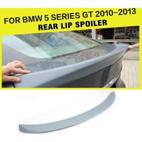 PU Unpainted Auto Trunk Lip Spoiler Wing Car-styling for BMW 5series 550i 535i GT F07 2010 - 2013