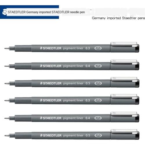 Staedtler Black Fineliner Drawing Pens - 0.05-2.0mm Office & School