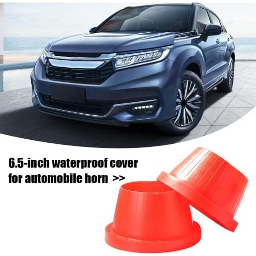1 Pair 6.5 inch Silicone Car Door Audio Speaker Ring Rust Protection Pad Waterproof Cover Protector Auto Interior Accessories
