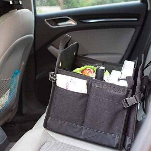 55x40x26.5cm Foldable Vehicle Storage Box Large Capacity Multi Pocket Folder Storage Device Auto Parts