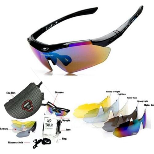 Bicycle Eyeglasses Goggles 2017 Sport Cycling glasses outdoor Eyewear Polarized Original For Men Women sunglasses cyclisme
