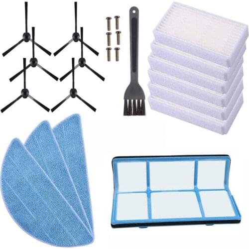 16Pcs Replacement Accessories Parts , Primary Filter, Hepa Filter for ILIFE V3 V3S V5 V5S V5S Pro Robot Vacuum Cleaner