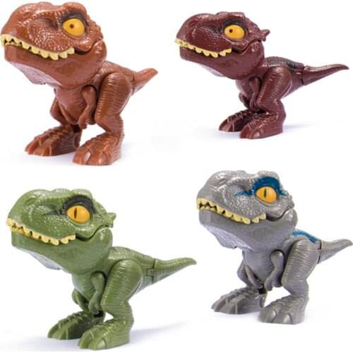 1pc Finger Dinosaur Egg Toy Creative Tricky Tyrannosaurus Model Dinosaur Toy