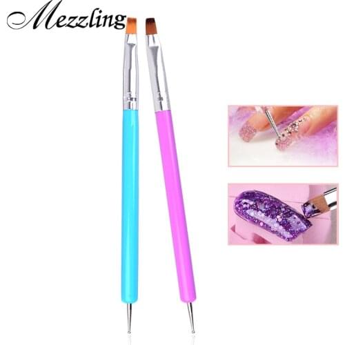1pcs Pro Nail Art Design Acrylic Brush Pen Drawing Painting Dotting UV Gel Salon DIY Nail Tools
