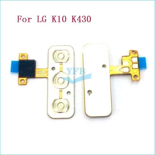 10PCS For LG K10 K430 Volume Button Flex Cable Replacement Part