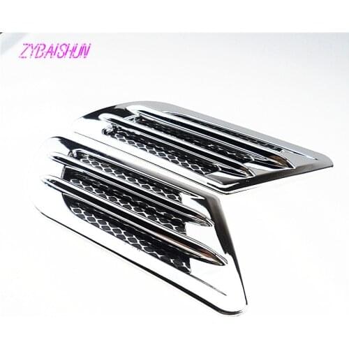 2 pieces/set. Car Side Vent Air Fender Admission Stickers Decor for Kia Rio K2 K3 K5 K4 Cerato,Soul,Forte,Sportage R,SORENTO