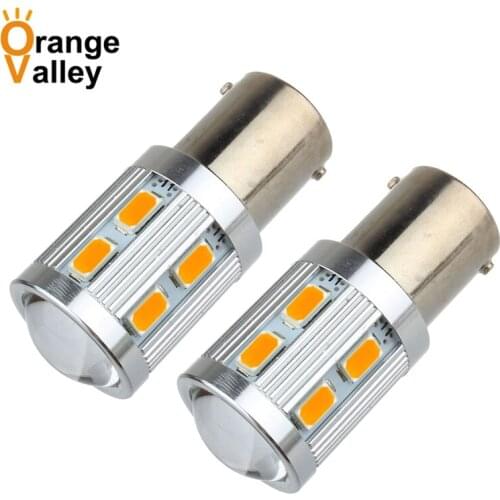 2Pcs P21W 1156 BA15S 12 SMD 5630 1157 BAY15D Brake Parking Reverse Lights Fog Lamps Turn Signal Bulb DC12V