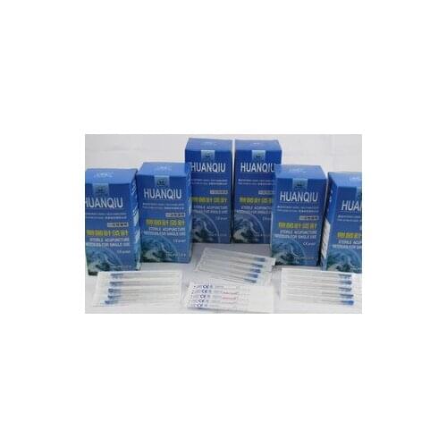 2pcs Universal pipe needle universal acupuncture needle disposable tube needle 100 steel handle croons Family Health