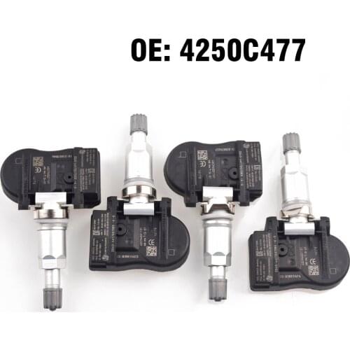4 PCS Car Tire Pressure Monitor Sensor TPMS 4250C477 for Mitsubishi ASX Lancer Outlander Lancer ASX i-MiEV