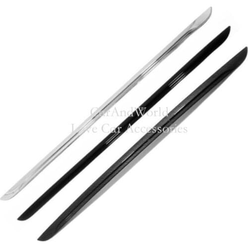 ABS Chrome For Toyota Harrier Venza XU80 2020-2022 Tail Door Edge Strips Cover Rear Trunks Guard Protector Trims Car Accessories