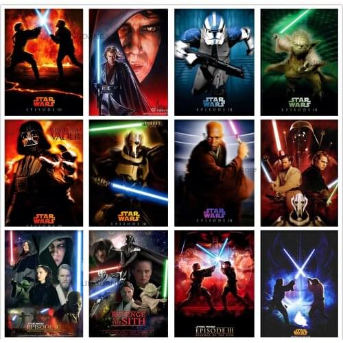 Disney 5d Diy Diamond Painting Movie Episode Iii Revenge Of The Sith Diamond Mosaic Embroidery Cross Stitch Kits Home Decor Gift