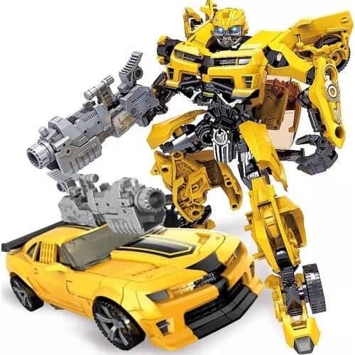 New 18CM Anime Transformation Movie Toys Boy Cool Plastic ABS Series Action Figure Toy 2 Size Robot Car Toy Gift For Kids