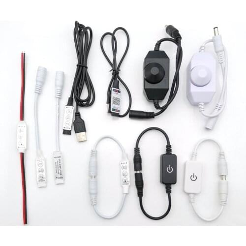DC5V 12V 24V RGB Led Wifi Controller RGBW Bluetooth WiFi LED controller For 5050 2835 WS2811 WS2812B led strip Power switch