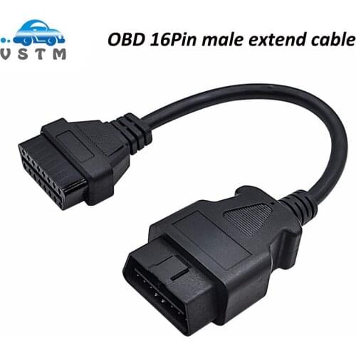 Diagnostic Cable OBD2 Extension OBD2 Cable 16Pin Male To16Pin Female obd2 Connector for Diagnostic Tool ELM327 Free shipping