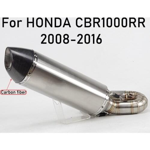 For HONDA CBR1000 CBR1000RR 2008-2016 Motorcycle Exhaust Escape Muffler Pipe Silencer Connector Pipe