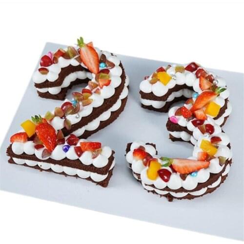 Molds For Cakes Alphabet Number Cake Molds Mould Cake Decorating Tools Wedding Birthday Baking Pastry Confectionery Accessories