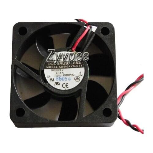 50x50x15mm AD5024VB-D71 AD5024XS-D71 24V 0.15A 2Wire 5cm 5015 Inverter Fan