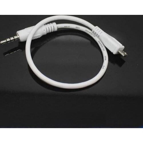 Micro Usb to Jack 3.5mm Audio Cable Connector 3.5 Headphone Plug Phone Audio Adapter Cable For V8 Andrews