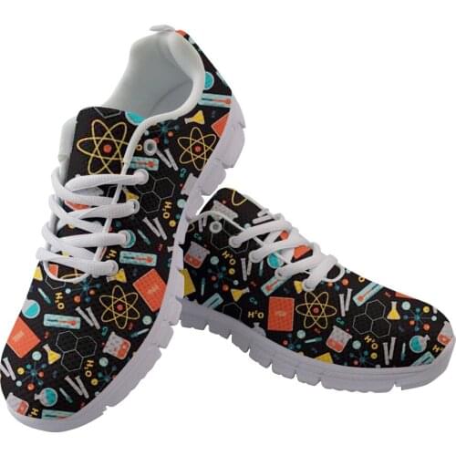 Fashion Women Sneakers Femme Nurse Shoes ECG Printing Casual Women Girls Trainers for Custom 2021 New Sapatos Feminino