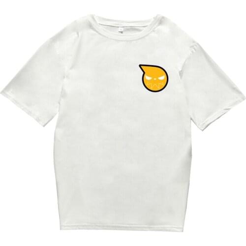 Printted Fashion Top Tee Ins Japanese Anime T-shirt Short Sleeve CartoonMan and Woman Couple Wear