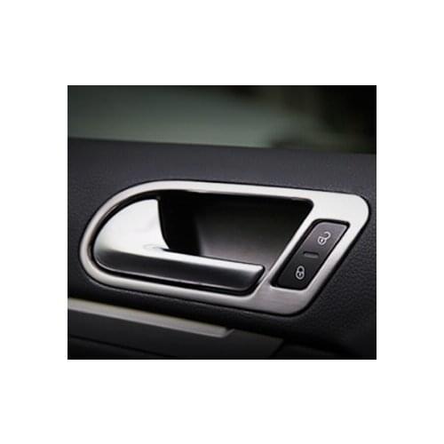 For 2010-2014 VW Volkswagen tiguan interior door handle cover trim sticker decoration stainless steel auto accessories 4pcs/set
