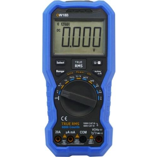 Original OWON OW18B 4.0 Multimeter True RMS Digital Multimeter Wireless Connection Data Log Auto-ranging AC/DC Voltage Current