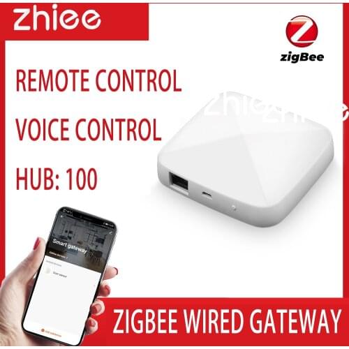 Tuya wired network cable gateway zigbee smart home control center support 100+ device host