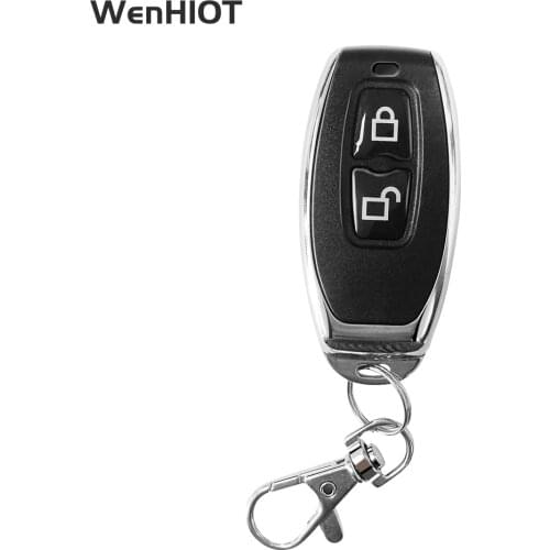WENHIOT Garage Door Remote Control switch 433MHz 2 Keys Universal Controller Control Cloning electric gate Duplicator Key