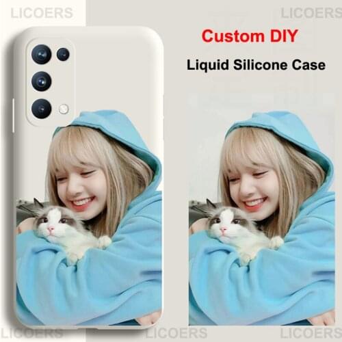 DIY Phone Case for Vivo X50 Pro Plus X30 X27 S9 S9E S7 S6 NEX 3 3S iQOO Neo 5 Custom Logo Name Photo Liquid Silicon Cover Funda