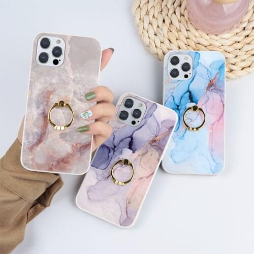 Silicone Ring Holder Case For Samsung Galaxy A12 A22 A50 A51 A70 A71 A52 A32 A72 A31 A21S A10 A91 A42 A20e A7 2018 A750 Cover