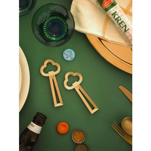 Nordic Instagram Style Creative Cloud Simple Beer Screwdriver Bottle Opener Brass Bottle Opener Household