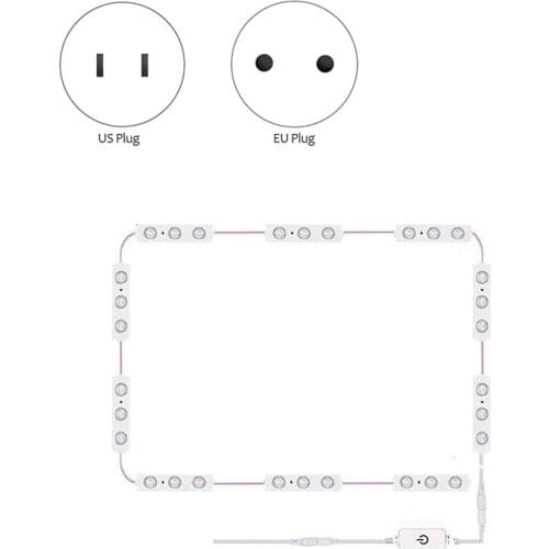 Led Vanity Mirror Lights, 10Ft Ultra Bright, Dimmable Contact Control Lights Strip, For Makeup Bathroom Mirror