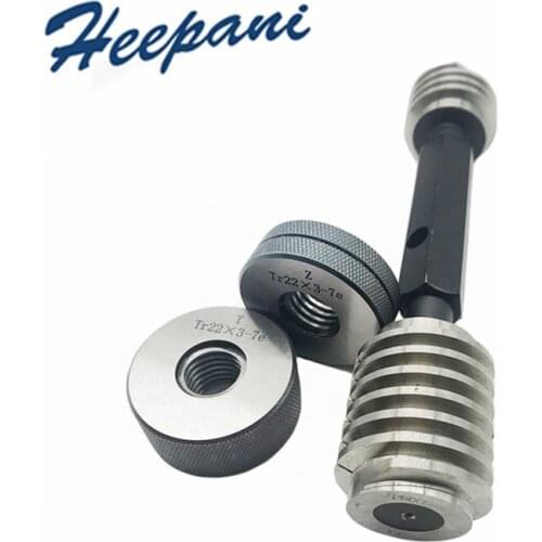 Tr30x6 Tr32x6 Tr34x6 7H 8H LH Trapezoidal Thread Plug Ring Gauge Tr Gauges Spline Screw Thread Plug Ring O Gages GO NOGO