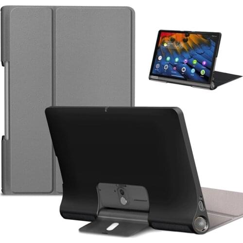 Ultra Slim Case for New Lenovo Yoga Tab 5 YT-X705F Tablet Cover for 2019 Lenovo Yoga Tab 5 X705 PU Leather Protective Case Skin
