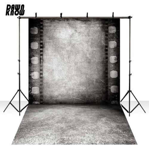 DAWNKNOW Vinyl Backdrops Vintage Polyester Photography Background Retro Concrete Roll Film Wall For Wedding Photo Studio F637
