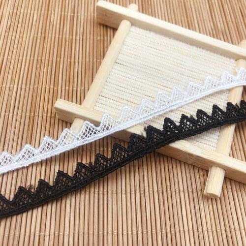 1Yards Best Selling Lace Fabric Embroidery Lace Fabric 1CM Guipure Applique Dress Trim Sewing Lace Ribbon encajes dentelle KQ27