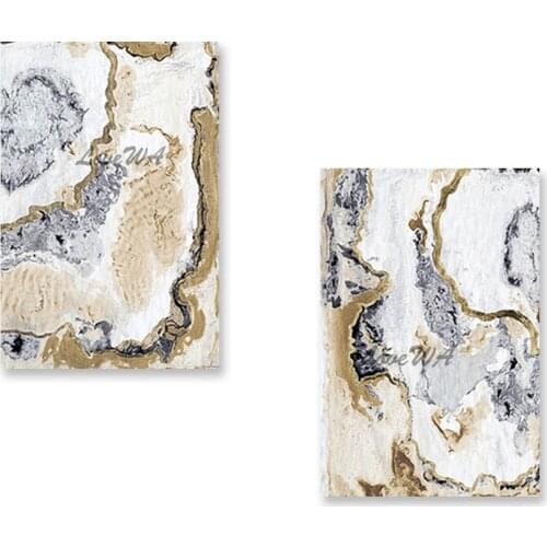 2PCS Abstract Group Oil Painting Canvas Art Modern Living Room Decor Abstract New Wall Decor Panel Artwork Showpieces Pictures