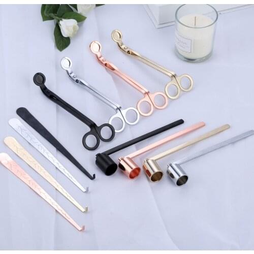 3pcs/set Candle Care Accessory Candle Wick Trimmer Candle Wick Dipper Candle Snuffer Candle Care Repair Tool Home Decoration