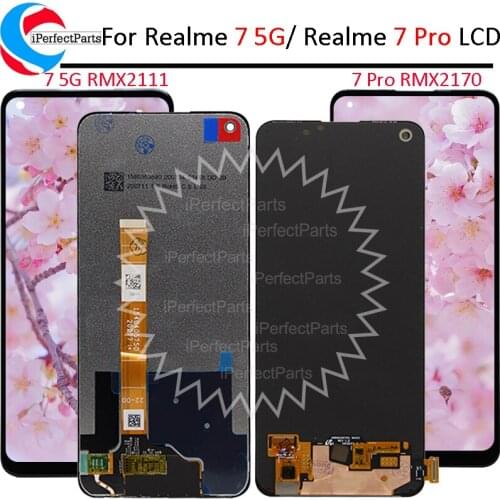 6.5'' For OPPO Realme 7 5G LCD RMX2111 Touch Panel Screen Digitizer Pantalla Assembly For OPPO Realme 7 Pro Display RMX2170