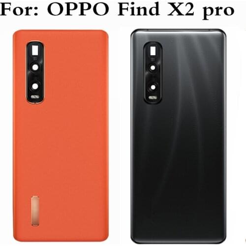 Battery case For OPPO Find X2 pro battery cover back cover leather battery case back cover housing door rear replacement