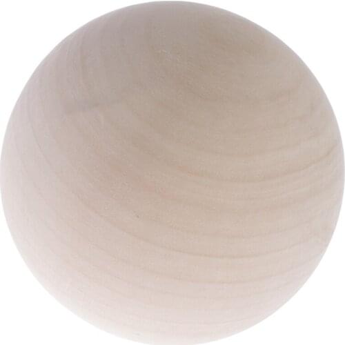 7.5cm/3 inch Hardwood Balls - Solid Round Beech Wood Balls Beads for Crafts