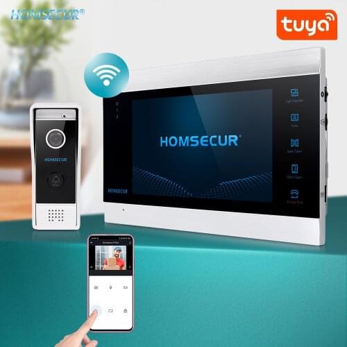 HOMSECUR 7" WIFI Video Door Entry Security Intercom with Recording & Snapshot BC031HD-B+BM705WF-B