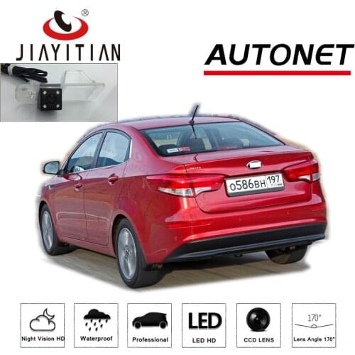 JIAYITIAN rear view camera for kia Rio 3 UB 2015 2017 k2 Sedan 2011~2017 CCD Night Vision Reverse camera license plate camera