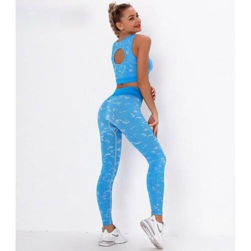 Women Fitness Sport Sets Breathable Gym Tracksuit Running Sportswear Jogging Femme Yoga Clothing Workout Clothes For Women
