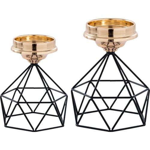 MagiDeal Decorative Wedding Candlesticks