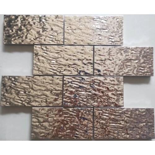 Popular fashion style cheap factory price strip stainless steel metal mosaic tile for kitchen backsplash decoration