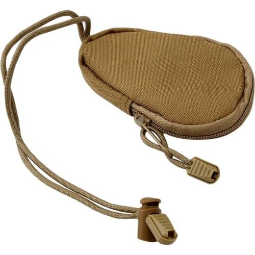 Mini Army Military Tactical Coin Purse Wallet Key Holder Carrying Bag Pouch Small Accessory Bag Portable With Key Chain Ring