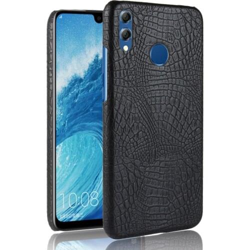 Leather Crocodile Pattern New arrival For Huawei Honor 8X Case Retro Luxury Crocodile Skin Cover Phone Case For Huawei Honor 8X
